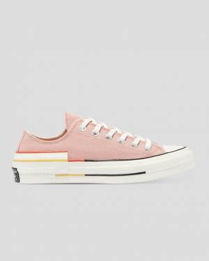 Converse Chuck 70 Colour Block Düz Taban Ayakkabı Pembe | CV-128DFK