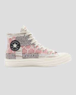 Converse Chuck 70 Patchwork Yüksek Taban Ayakkabı Pembe Gri | CV-974XIG