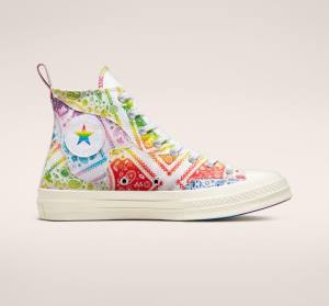 Converse Chuck 70 Pride Yüksek Taban Ayakkabı Beyaz Kırmızı | CV-594IGR