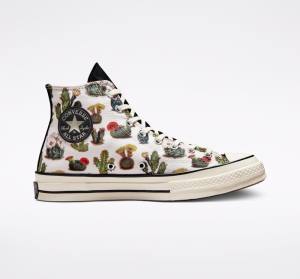 Converse Chuck 70 Succulents Yüksek Taban Ayakkabı Siyah | CV-123ASG