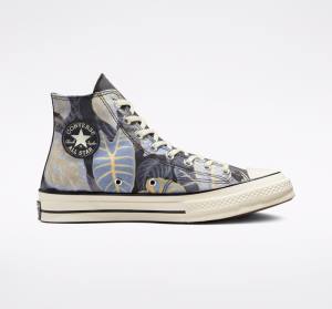 Converse Chuck 70 Tropical Leaf Yüksek Taban Ayakkabı Siyah | CV-038PGY