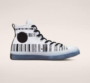 Converse Chuck Taylor All Star CX Translucent Barcode Yüksek Taban Ayakkabı Beyaz Siyah | CV-217TXV