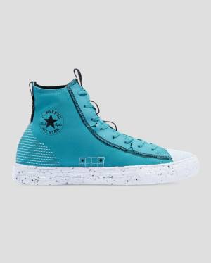 Converse Chuck Taylor All Star Crater Renew Knit Yüksek Taban Ayakkabı Mavi | CV-387OGP