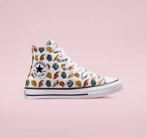 Converse Chuck Taylor All Star Dino Daze Yüksek Taban Ayakkabı Beyaz Koyu Yeşil Siyah | CV-745CLW