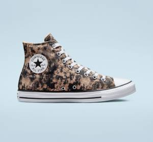 Converse Chuck Taylor All Star Dip Dye Yüksek Taban Ayakkabı Siyah Beyaz | CV-047UGV