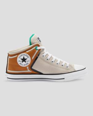 Converse Chuck Taylor All Star High Sokak String Yüksek Taban Ayakkabı Kahverengi Bej Rengi | CV-367CSV