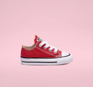 Converse Chuck Taylor All Star Klasik Düz Taban Ayakkabı Kırmızı | CV-865CED