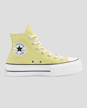 Converse Chuck Taylor All Star Lift Seasonal Colour Yüksek Taban Ayakkabı Sarı | CV-179AYO