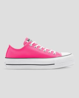 Converse Chuck Taylor All Star Lift Seasonal Colour Düz Taban Ayakkabı Pembe | CV-270AOS