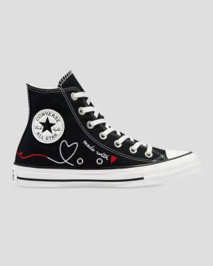 Converse Chuck Taylor All Star Love Thread Yüksek Taban Ayakkabı Siyah | CV-432IRL