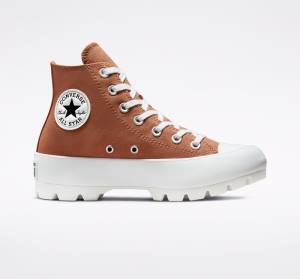 Converse Chuck Taylor All Star Lugged Seasonal Color Yüksek Taban Ayakkabı Beyaz Siyah | CV-825JQO