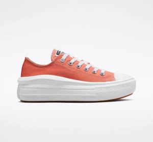 Converse Chuck Taylor All Star Move Platform Seasonal Color Düz Taban Ayakkabı Beyaz Beyaz | CV-795DQO