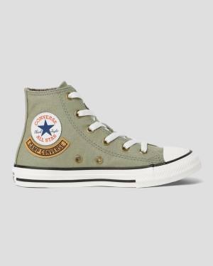 Converse Chuck Taylor All Star Pocket Camp Yüksek Taban Ayakkabı Yeşil | CV-563KMC