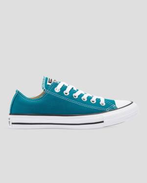 Converse Chuck Taylor All Star Seasonal Düz Taban Ayakkabı Mavi | CV-182AQB