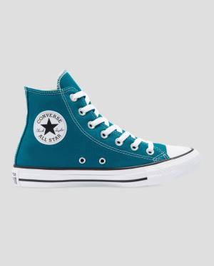 Converse Chuck Taylor All Star Seasonal Yüksek Taban Ayakkabı Mavi | CV-763CIY