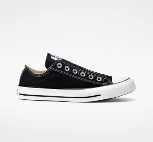 Converse Chuck Taylor All Star Slip Düz Taban Ayakkabı Siyah Beyaz | CV-126OGA