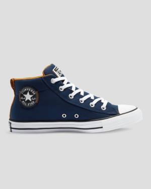 Converse Chuck Taylor All Star Sokak Yüksek Taban Ayakkabı Mavi | CV-204WLP