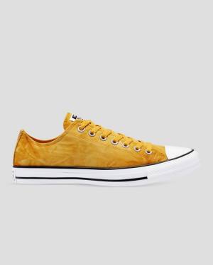 Converse Chuck Taylor All Star Summer Daze Wash Düz Taban Ayakkabı Sarı | CV-534RDW