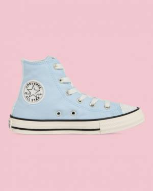 Converse Chuck Taylor All Star UV Glitter Yüksek Taban Ayakkabı Mavi | CV-321QSV