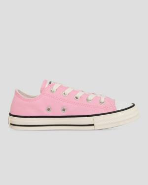 Converse Chuck Taylor All Star UV Glitter Düz Taban Ayakkabı Pembe | CV-963SVO