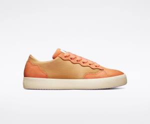 Converse GOLF le FLEUR GLF 2.0 Düz Taban Ayakkabı Koyu Sarı Bakır Kahverengi Beyaz | CV-876XCL