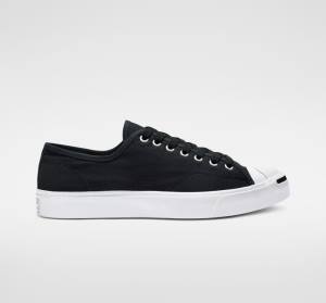 Converse Jack Purcell Kanvas Düz Taban Ayakkabı Siyah Beyaz | CV-408ZEO