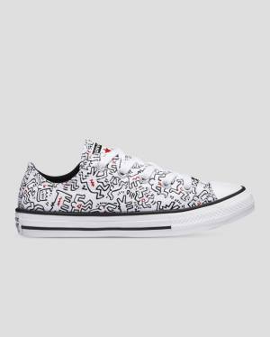 Converse Keith Haring Chuck Taylor All Star Düz Taban Ayakkabı Beyaz | CV-625QSJ