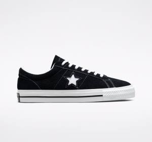 Converse One Star Düz Taban Ayakkabı Siyah Beyaz | CV-759VGE