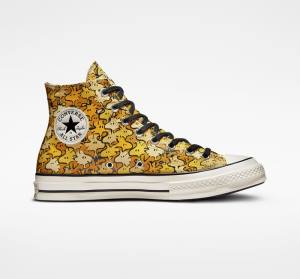 Converse Peanuts Chuck 70 Yüksek Taban Ayakkabı Sarı Altın | CV-125FGQ