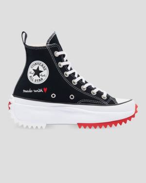 Converse Run Star Hike Love Thread Yüksek Taban Ayakkabı Siyah | CV-107NWH