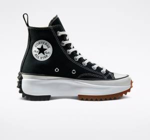 Converse Run Star Hike Platform Yüksek Taban Ayakkabı Siyah Beyaz | CV-543GKI