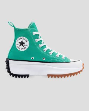 Converse Run Star Hike Seasonal Colour Yüksek Taban Ayakkabı Yeşil | CV-458SJM