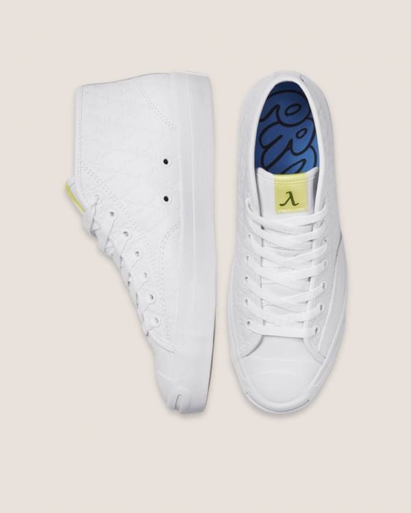 Converse Alexis Sablone Pride Jack Purcell Pro Yüksek Taban Ayakkabı Beyaz | CV-746IYL