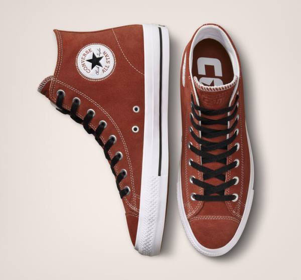 Converse CONS Chuck Taylor All Star Pro Süet Kaykay Ayakkabısı Siyah Beyaz | CV-283BJH