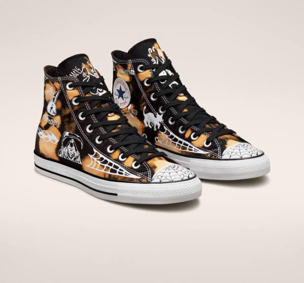 Converse CONS Chuck Taylor All Star Pro Sean Pablo Kaykay Ayakkabısı Siyah Beyaz | CV-387MHQ