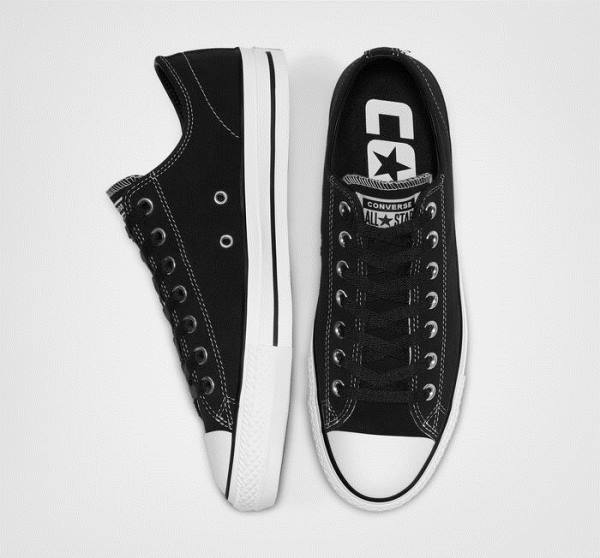 Converse CONS Chuck Taylor All Star Pro Süet Kaykay Ayakkabısı Siyah Beyaz | CV-630CFL