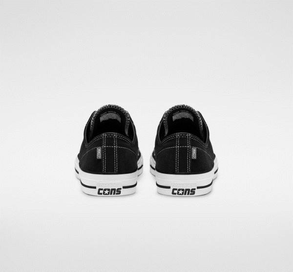 Converse CONS Chuck Taylor All Star Pro Süet Kaykay Ayakkabısı Siyah Beyaz | CV-630CFL