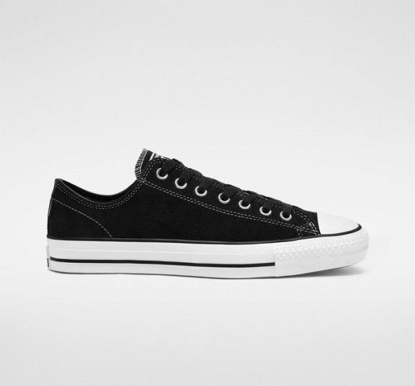 Converse CONS Chuck Taylor All Star Pro Süet Kaykay Ayakkabısı Siyah Beyaz | CV-630CFL