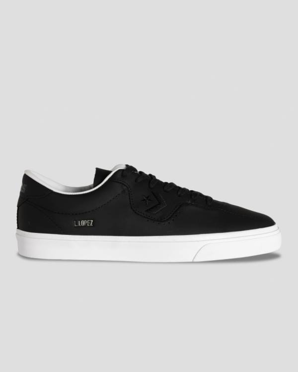 Converse CONS Louie Lopez Pro Deri Düz Taban Ayakkabı Siyah | CV-189UTA