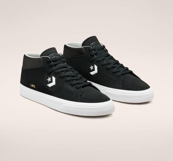 Converse CONS Louie Lopez Pro Mid Cut Kaykay Ayakkabısı Siyah Beyaz | CV-481PCI