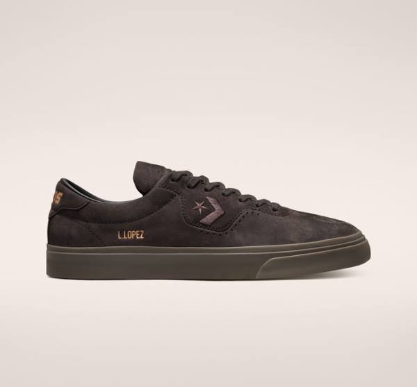 Converse CONS Louie Lopez Pro Nubuck Deri Kaykay Ayakkabısı Kahve Siyah Kahverengi | CV-701MWX