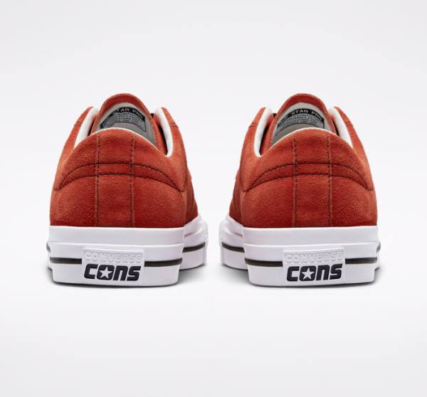 Converse CONS One Star Pro Süet Kaykay Ayakkabısı Siyah Beyaz | CV-359JCF