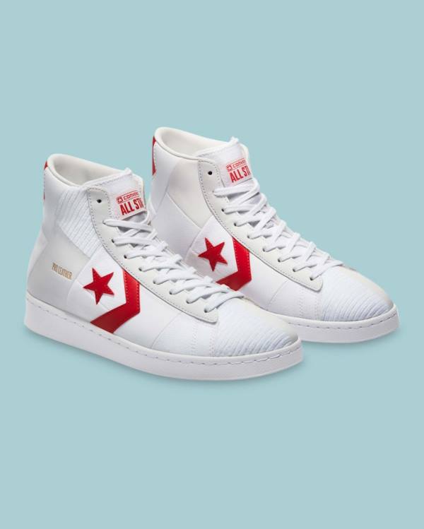 Converse Chase The Drip Pro Deri Yüksek Taban Ayakkabı Beyaz | CV-809SAY