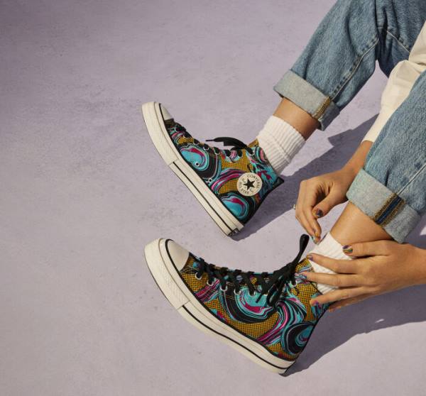 Converse Chuck 70 '90s Marbled Yüksek Taban Ayakkabı Turkuaz | CV-580XQI