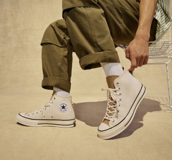 Converse Chuck 70 Crafted Stripe Yüksek Taban Ayakkabı Kahverengi | CV-423PVC