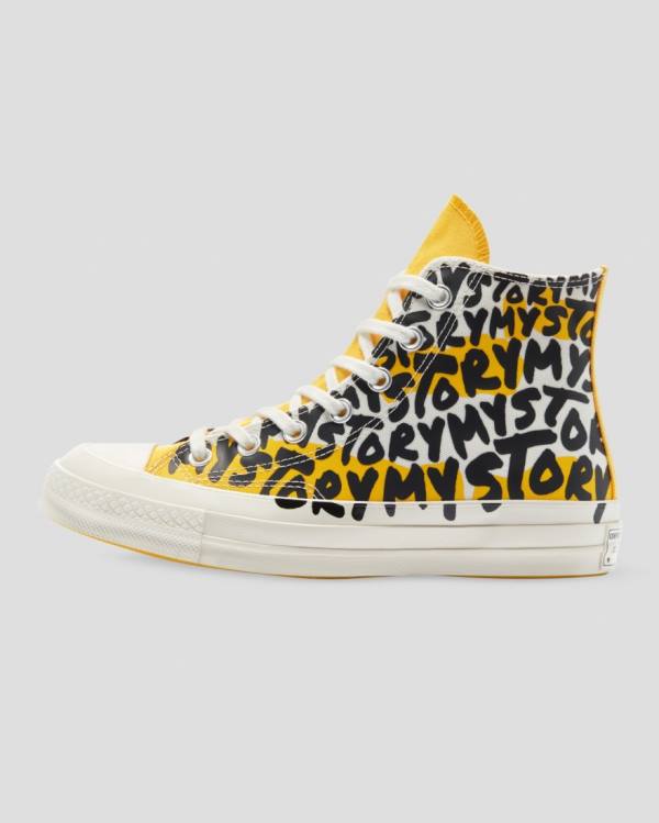 Converse Chuck 70 My Story Yüksek Taban Ayakkabı Sarı | CV-527IHQ