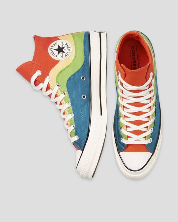 Converse Chuck 70 National Parks Yüksek Taban Ayakkabı Turuncu Yeşil Mavi | CV-850LMQ