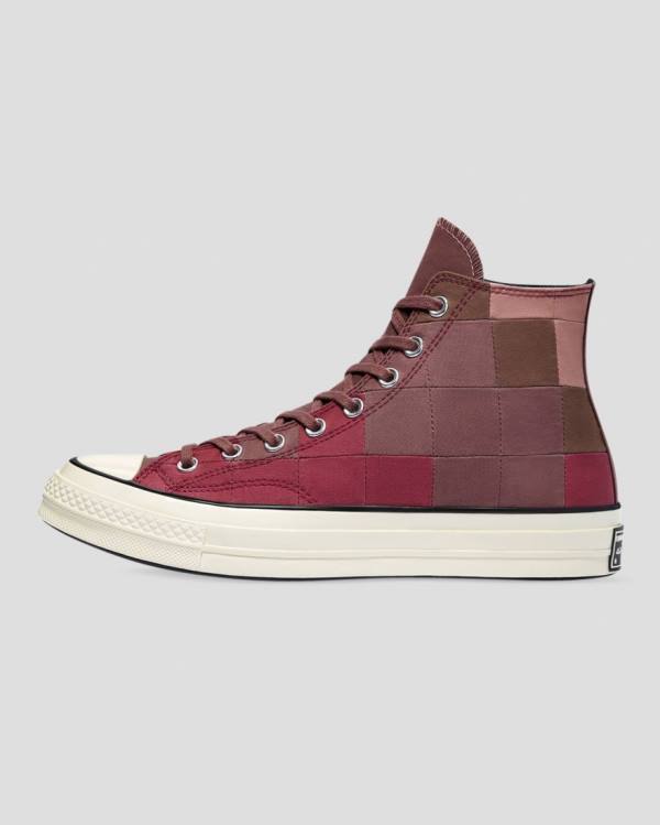 Converse Chuck 70 Natural Dye Yüksek Taban Ayakkabı Bordo | CV-654JQO