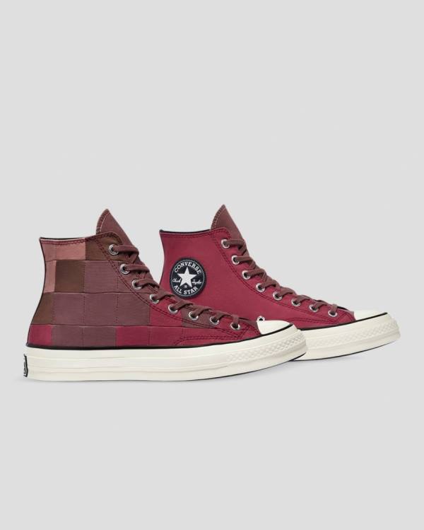 Converse Chuck 70 Natural Dye Yüksek Taban Ayakkabı Bordo | CV-654JQO