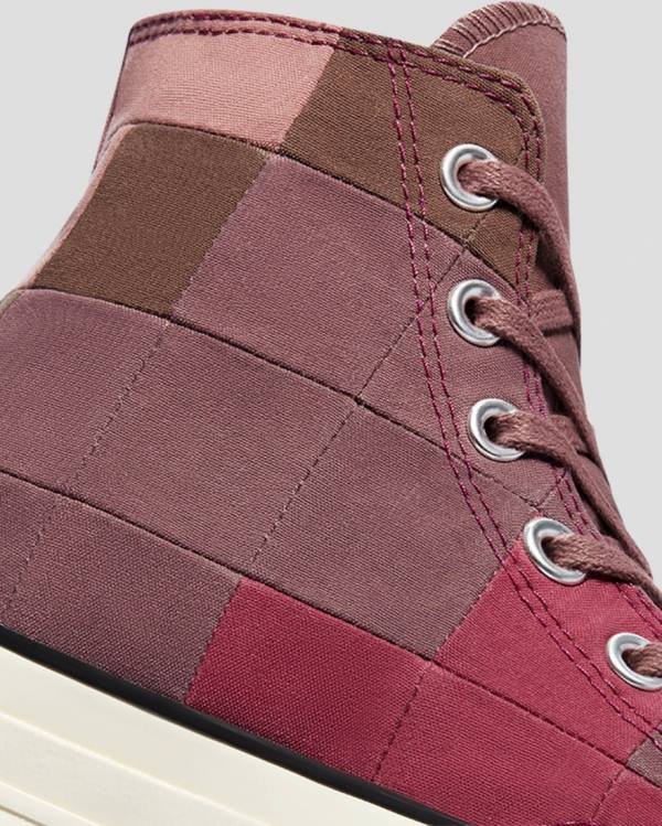 Converse Chuck 70 Natural Dye Yüksek Taban Ayakkabı Bordo | CV-654JQO